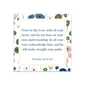 Scripture Static Cling: Trust in the Lord