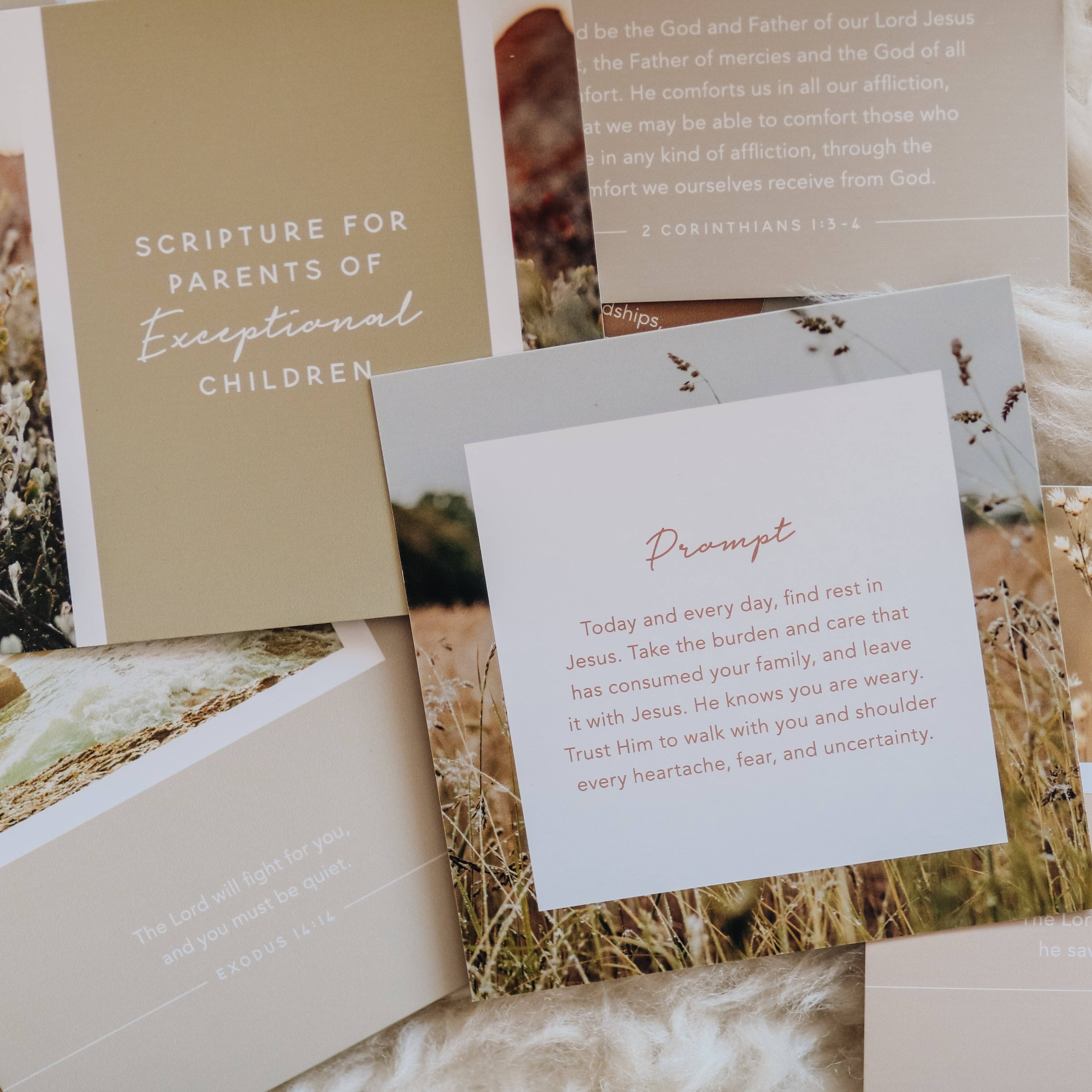 Scripture for Parents of Exceptional Children Verse Card Set