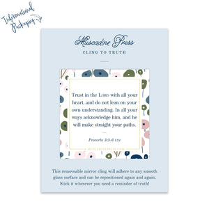 Scripture Static Cling: Trust in the Lord
