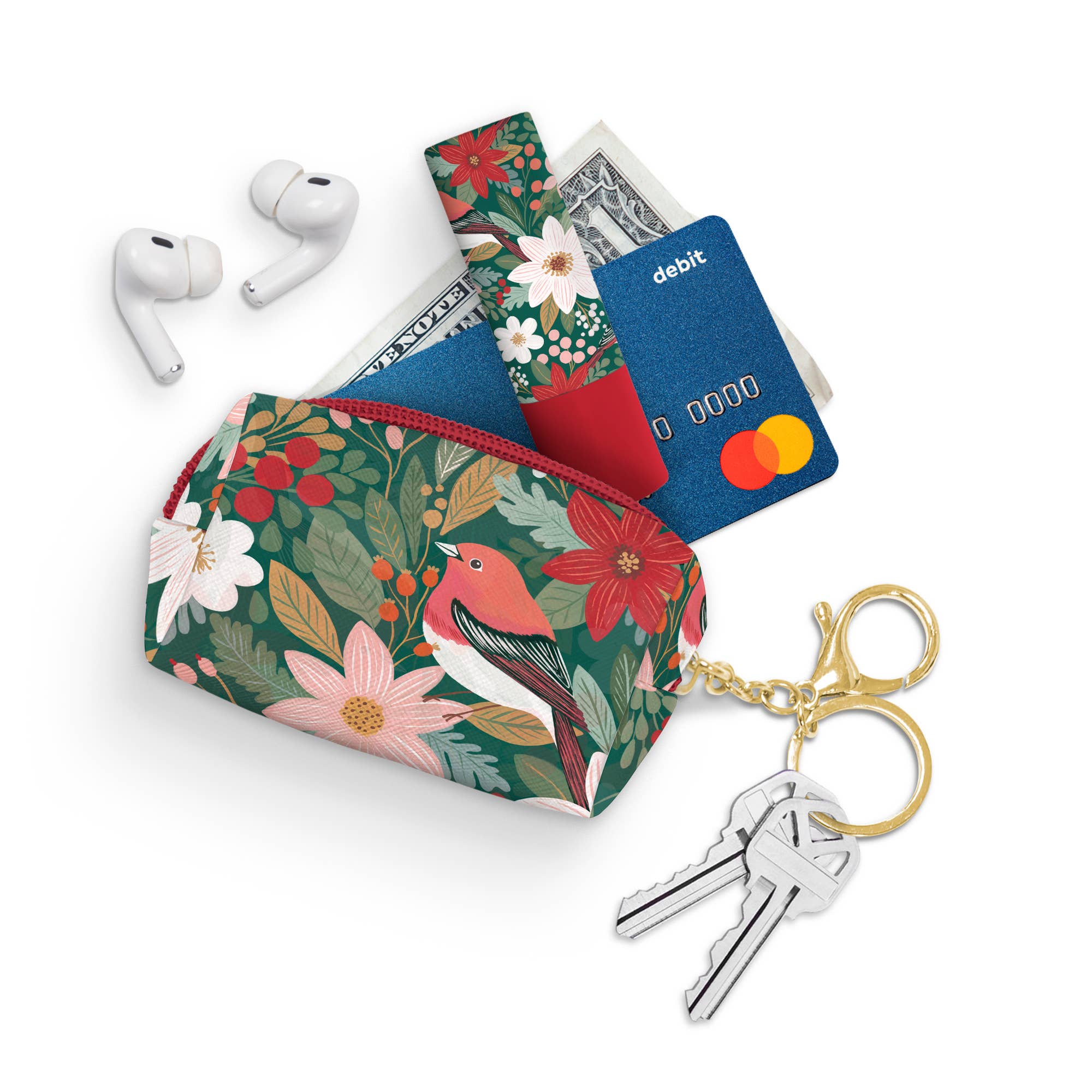Nature's Celebration Key Chain Pouch