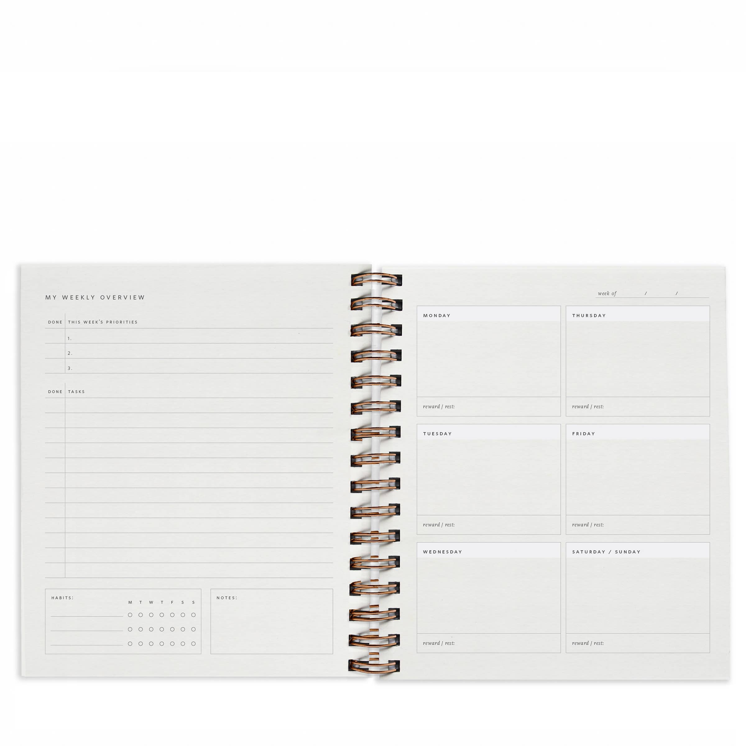 Quarterly Overview Planner | Assorted Colors // Undated