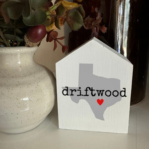 MULTIPLE STYLES: Texas City/Zip Code Standing Wood Decor