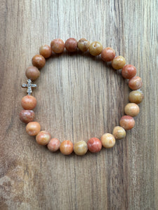 Simple Cross Stretch Bracelet