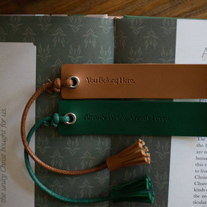 You Belong Here Leatherette Bookmarks - 2 Pack
