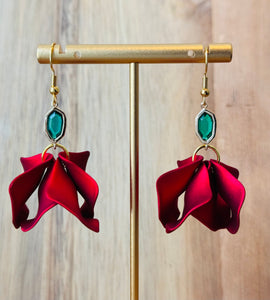 MULTIPLE COLORS: Bejeweled Bloom Earrings