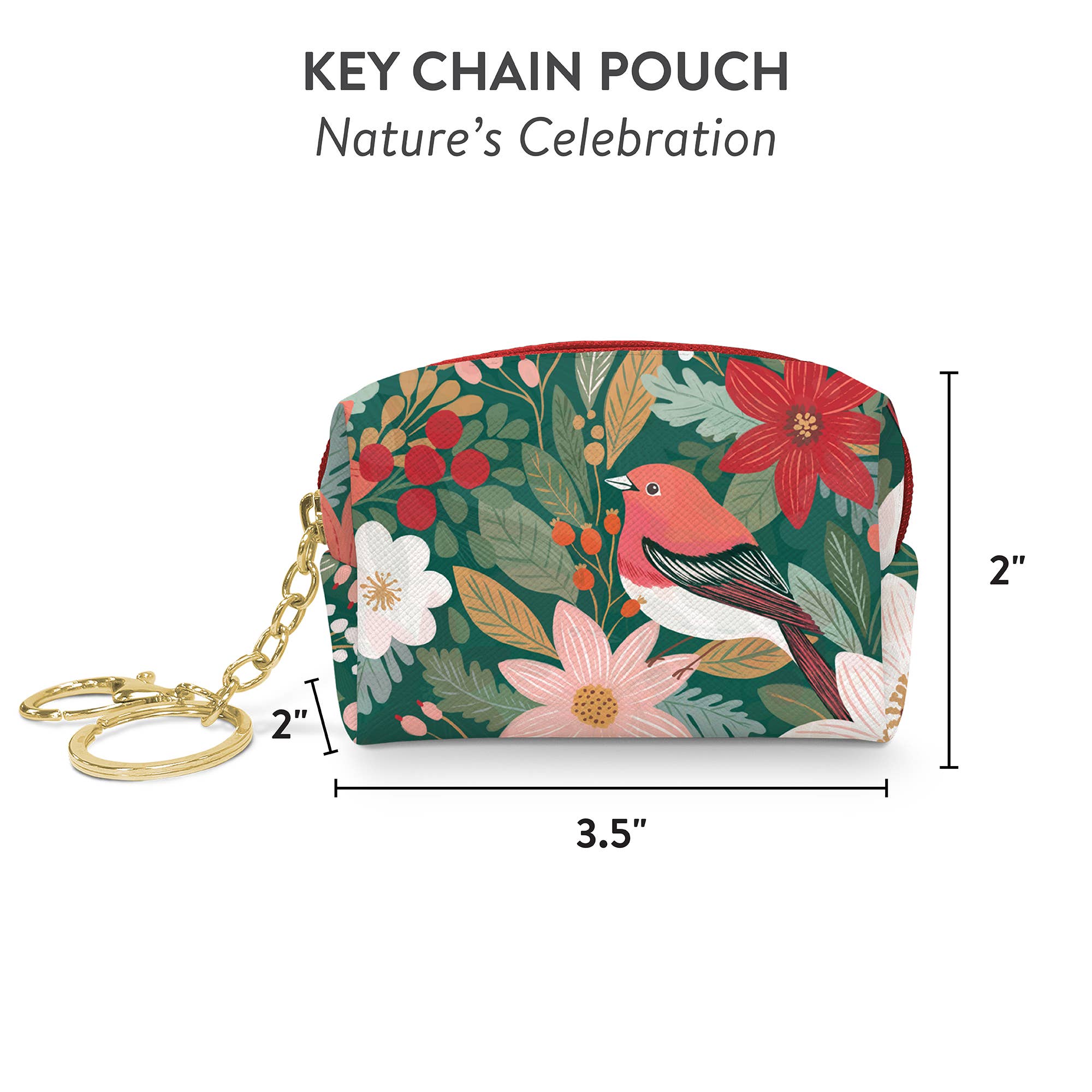 Nature's Celebration Key Chain Pouch