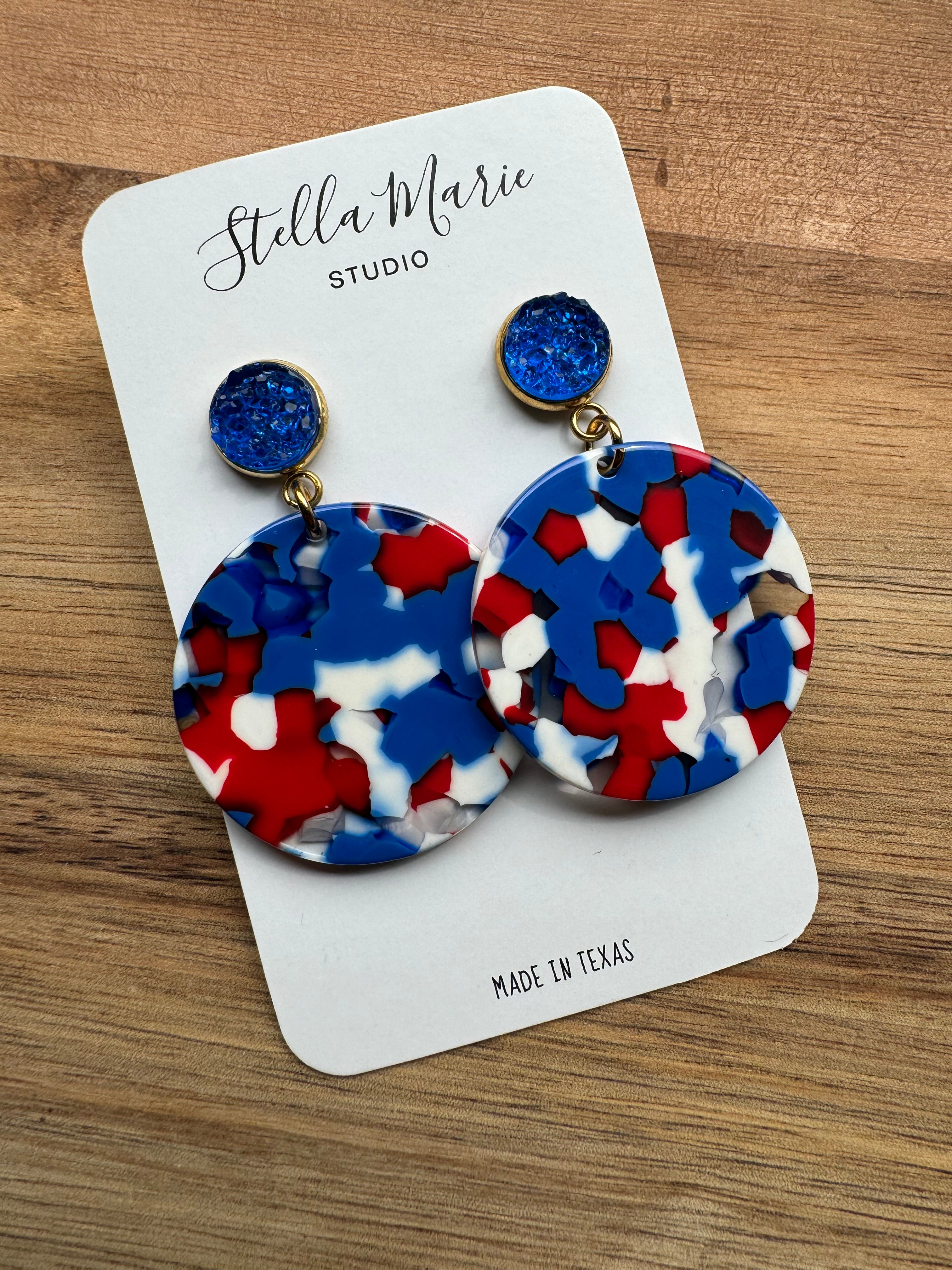 Pretty Patriotic Earrings
