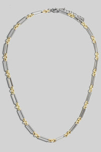 Stainless Steel Dainty Oval Chain Link Necklace