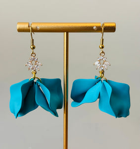 MULTIPLE COLORS: Bejeweled Bloom Earrings