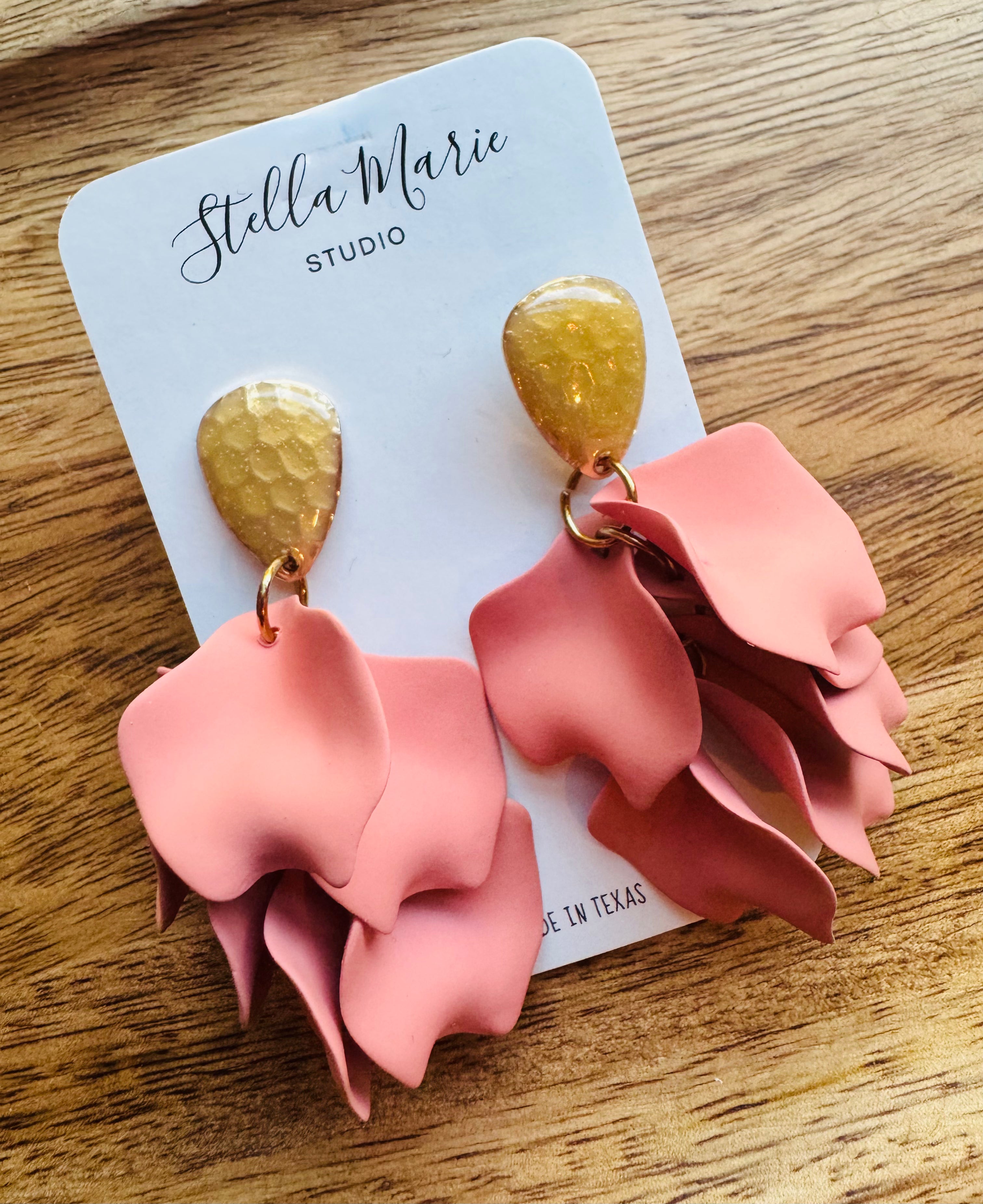 MULTIPLE STYLES: Layered Petal Earrings
