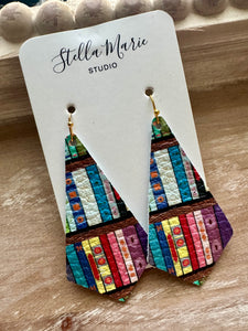 Bookshelf Earrings
