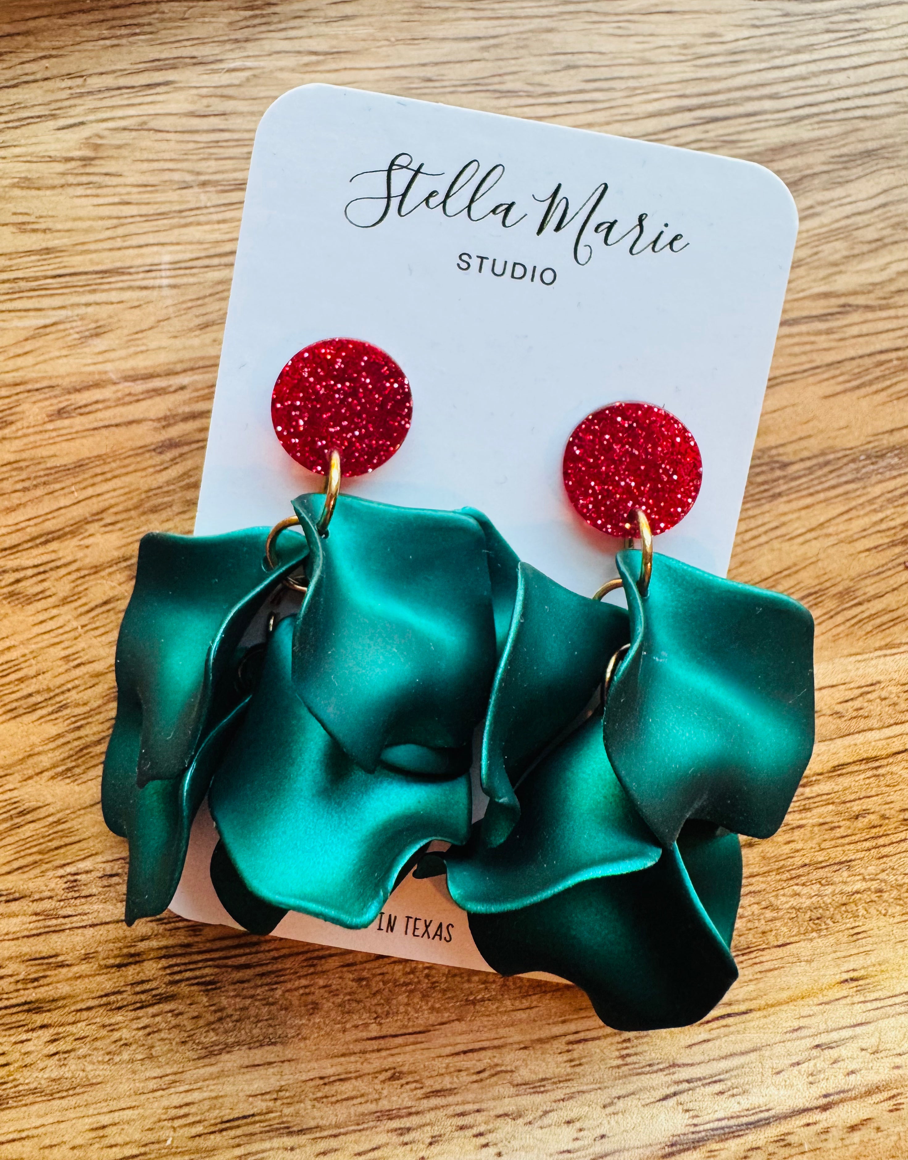 MULTIPLE STYLES: Holiday Petal Earrings