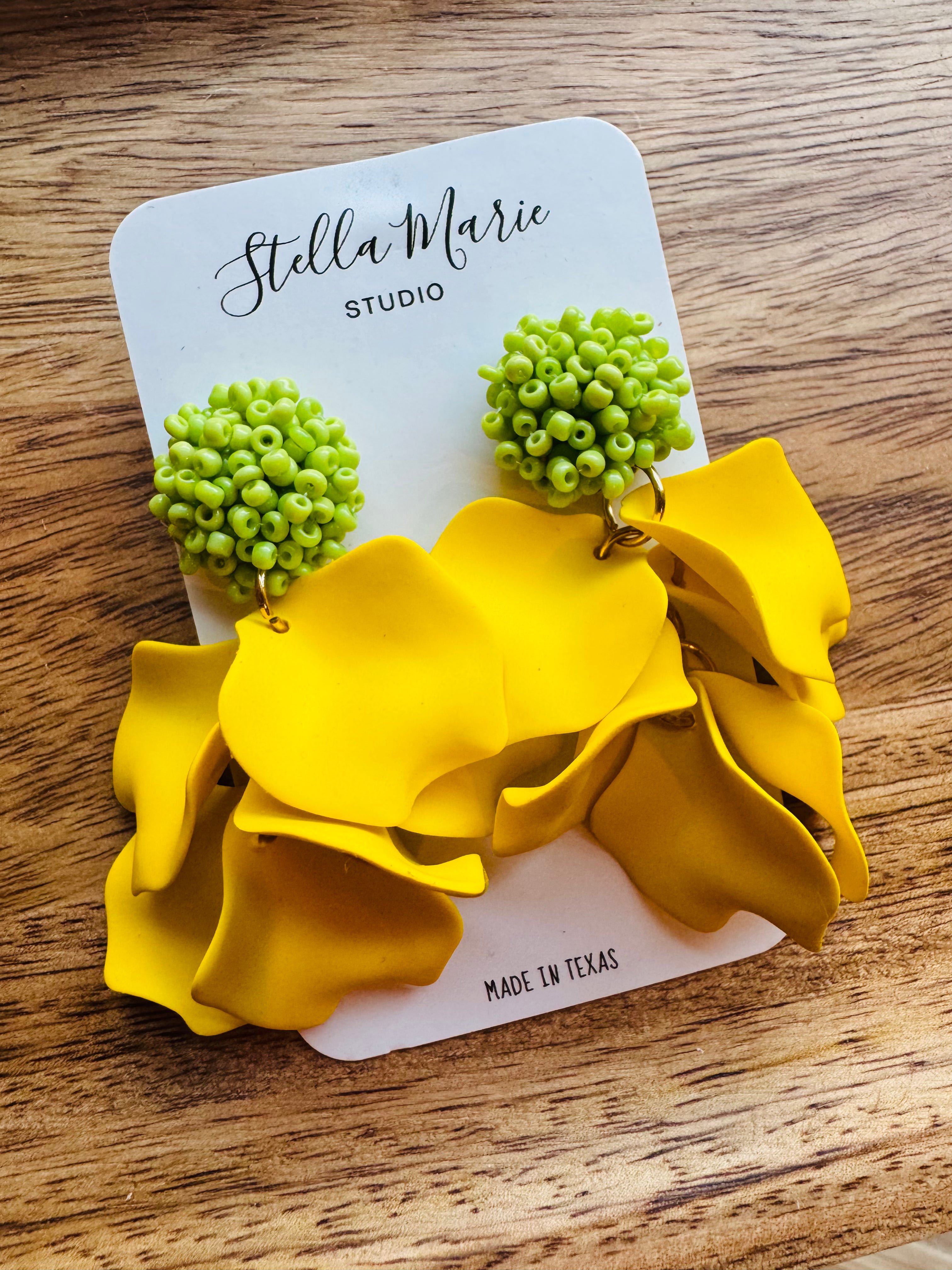 MULTIPLE STYLES: Layered Petal Earrings