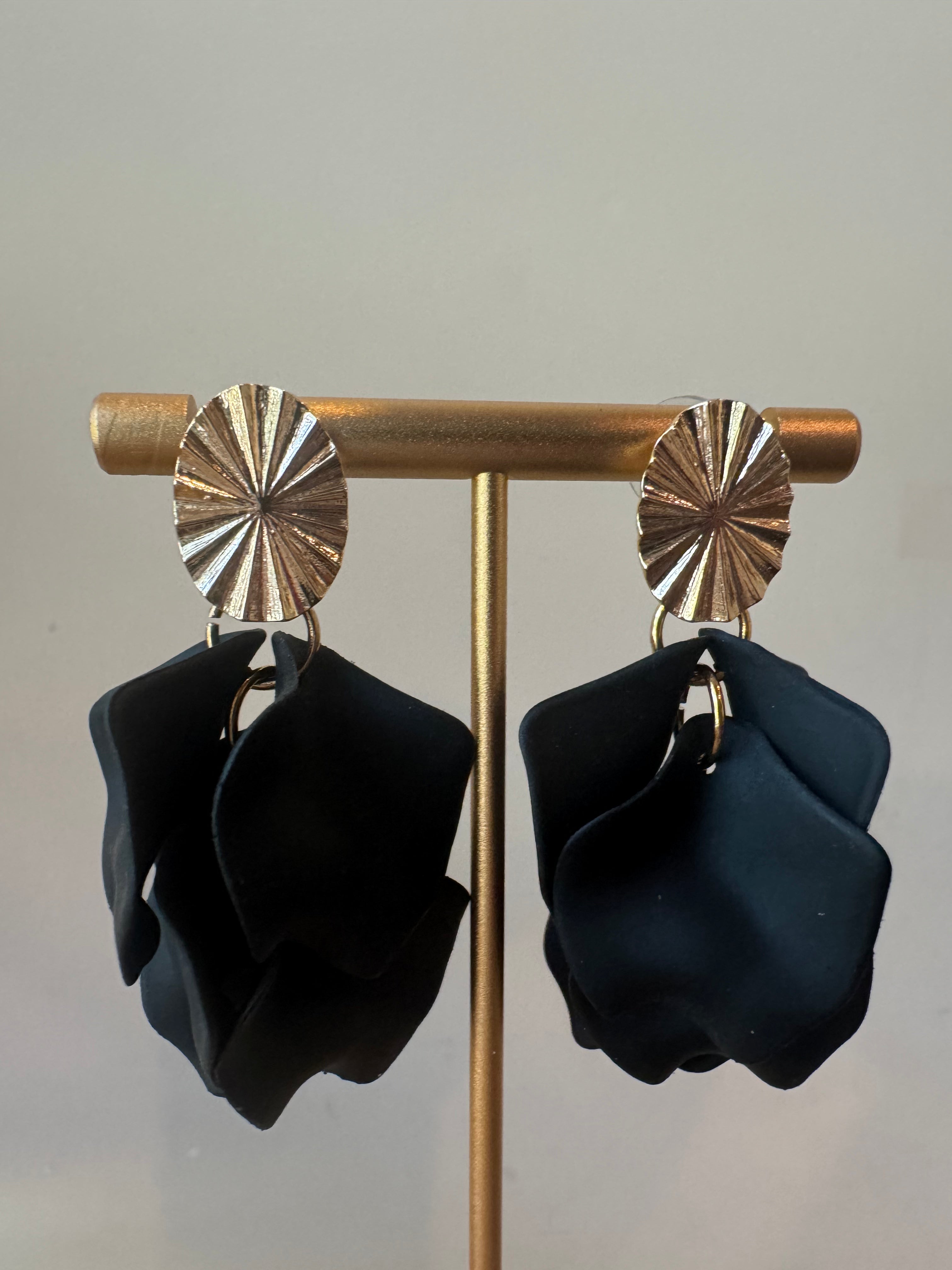 MULTIPLE STYLES: Layered Petal Earrings