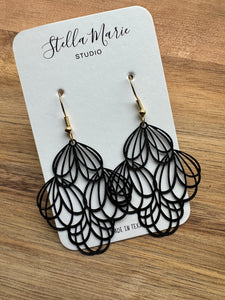 MULTIPLE COLORS: Filigree Earrings