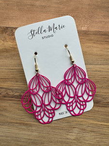 MULTIPLE COLORS: Filigree Earrings