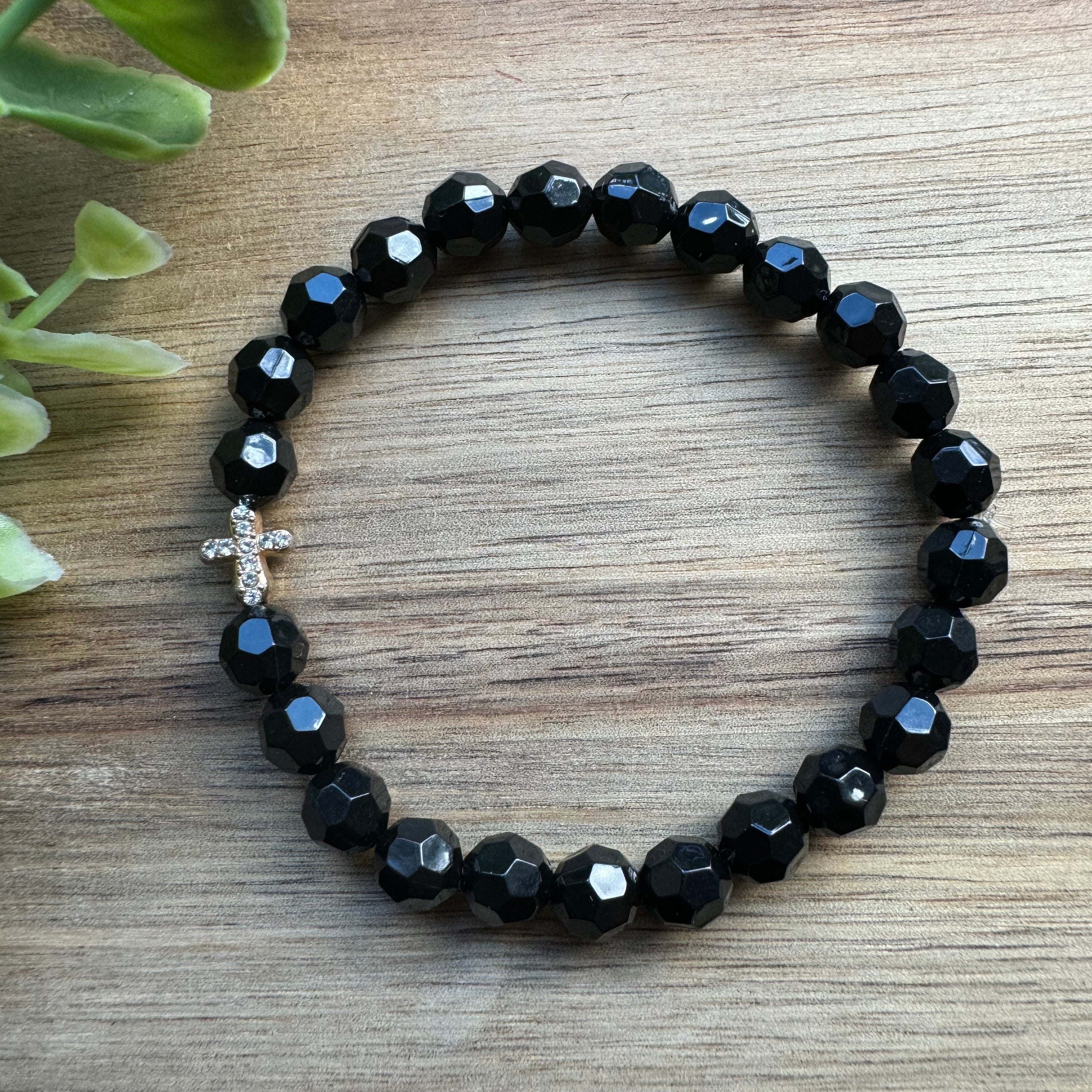 Simple Cross Stretch Bracelet