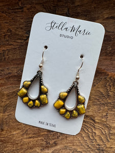 Yellow Stone Rustic Hoops