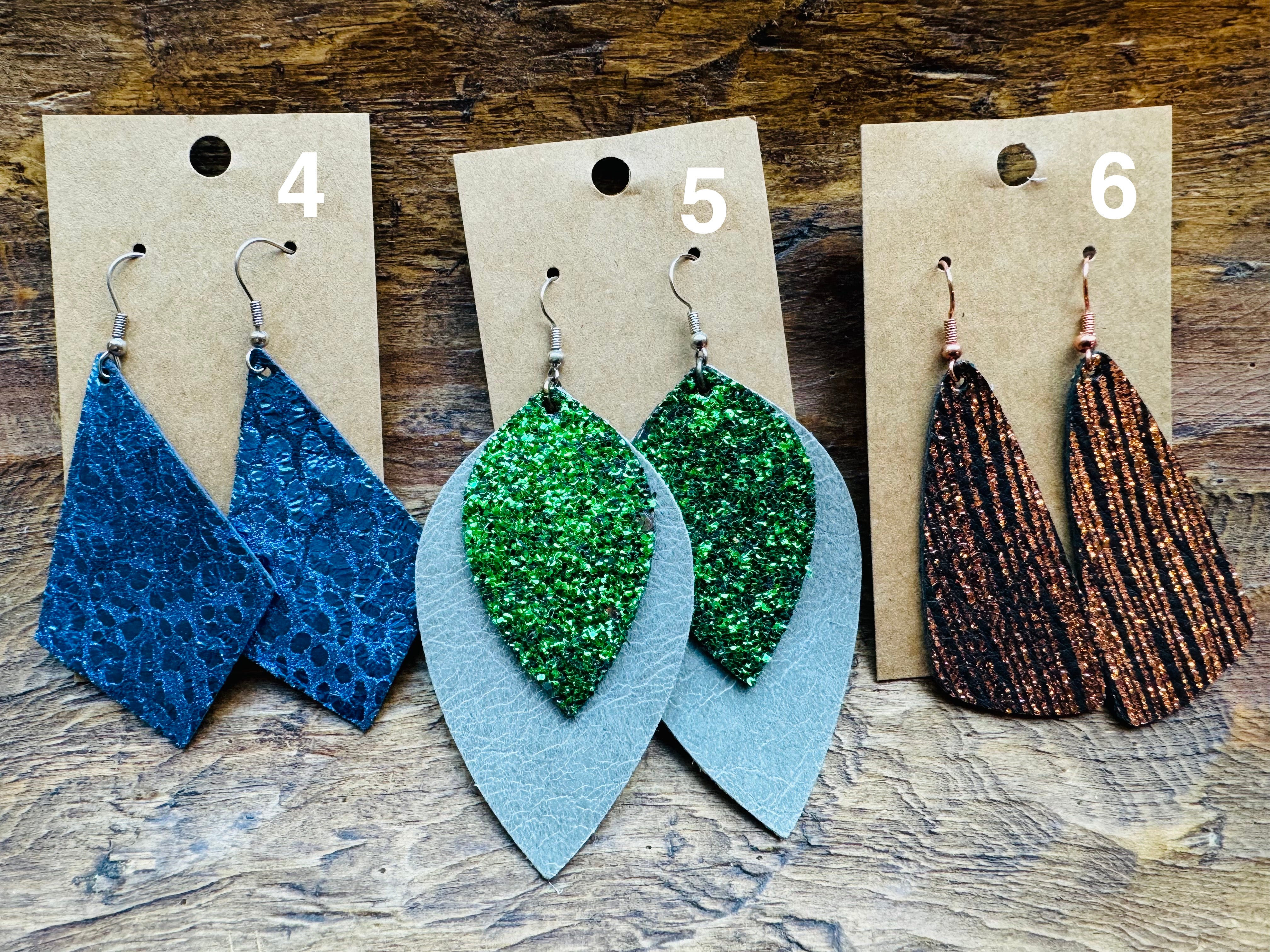 DOLLAR DEALS: Genuine Leather Earrings