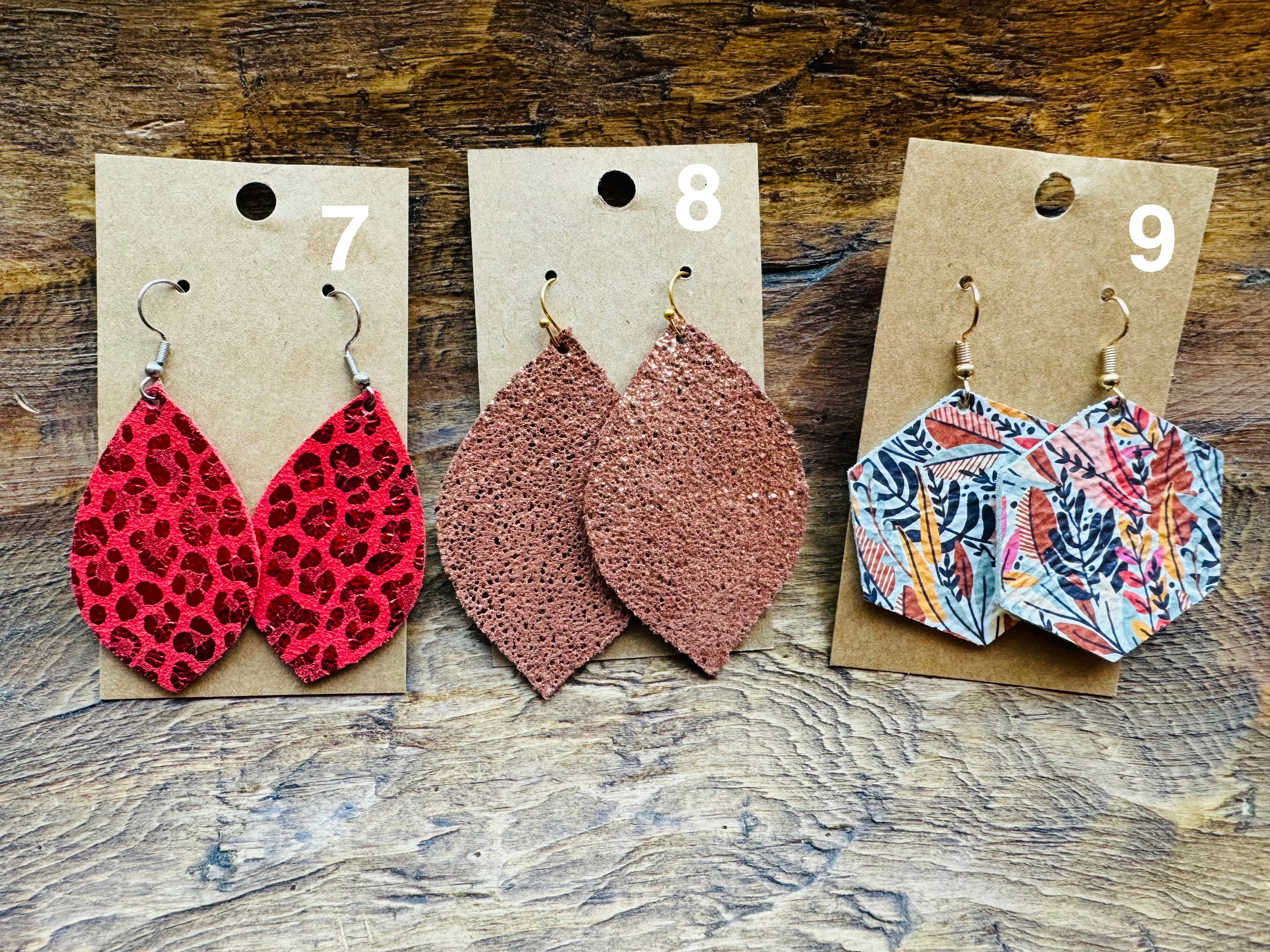 DOLLAR DEALS: Genuine Leather Earrings