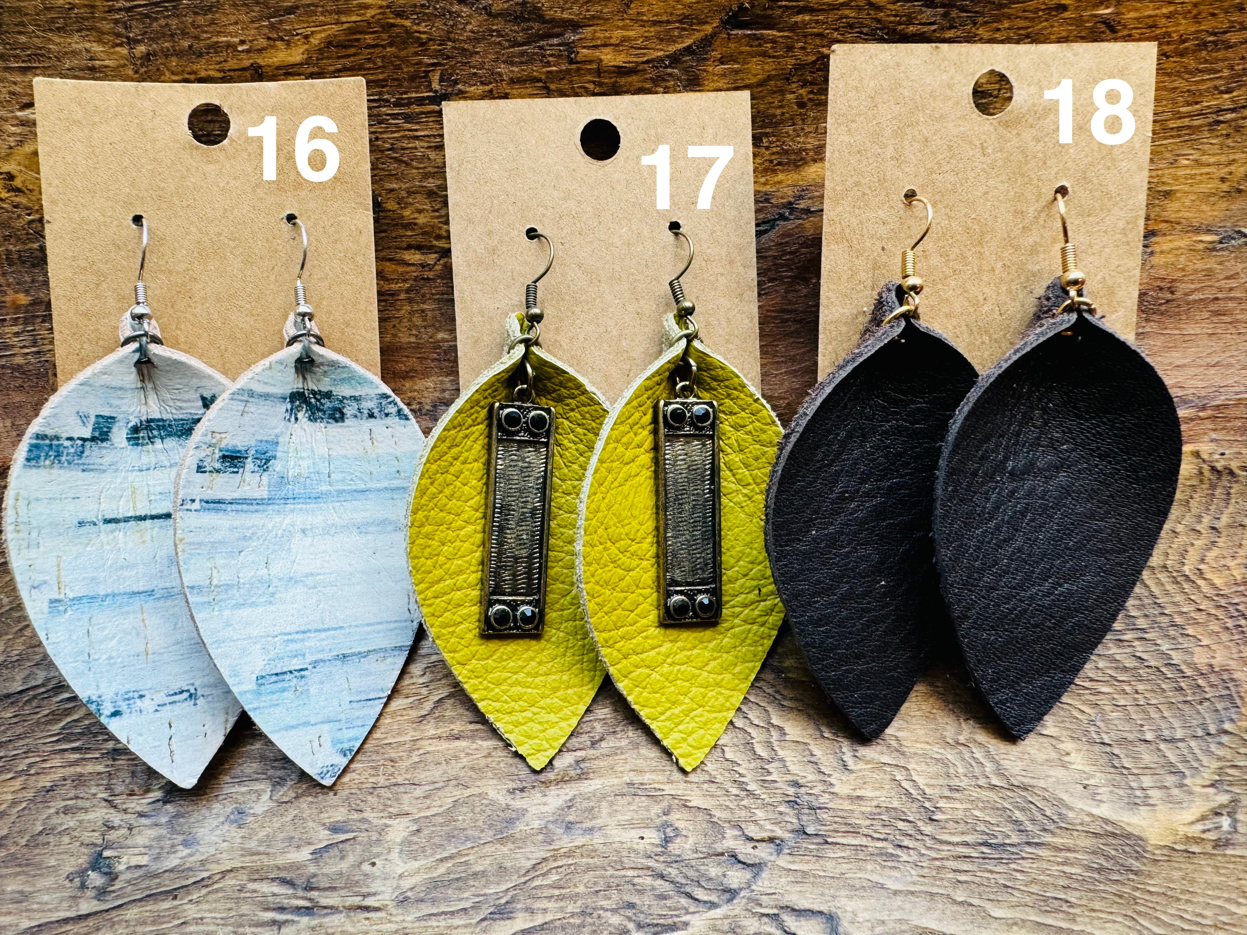 DOLLAR DEALS: Genuine Leather Earrings