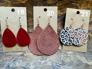 DOLLAR DEALS: Genuine Leather Earrings