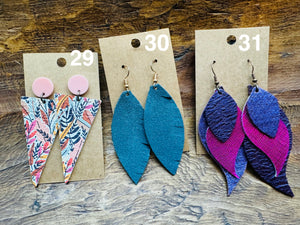 DOLLAR DEALS: Genuine Leather Earrings