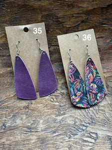 DOLLAR DEALS: Genuine Leather Earrings