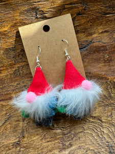 Little Gnome Plush Earrings