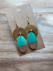 MULTIPLE STYLES: Gold Accent Dangle Earrings