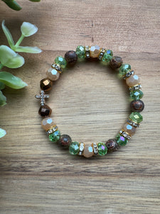 MULTIPLE STYLES: Simple Cross Stretch Bracelets