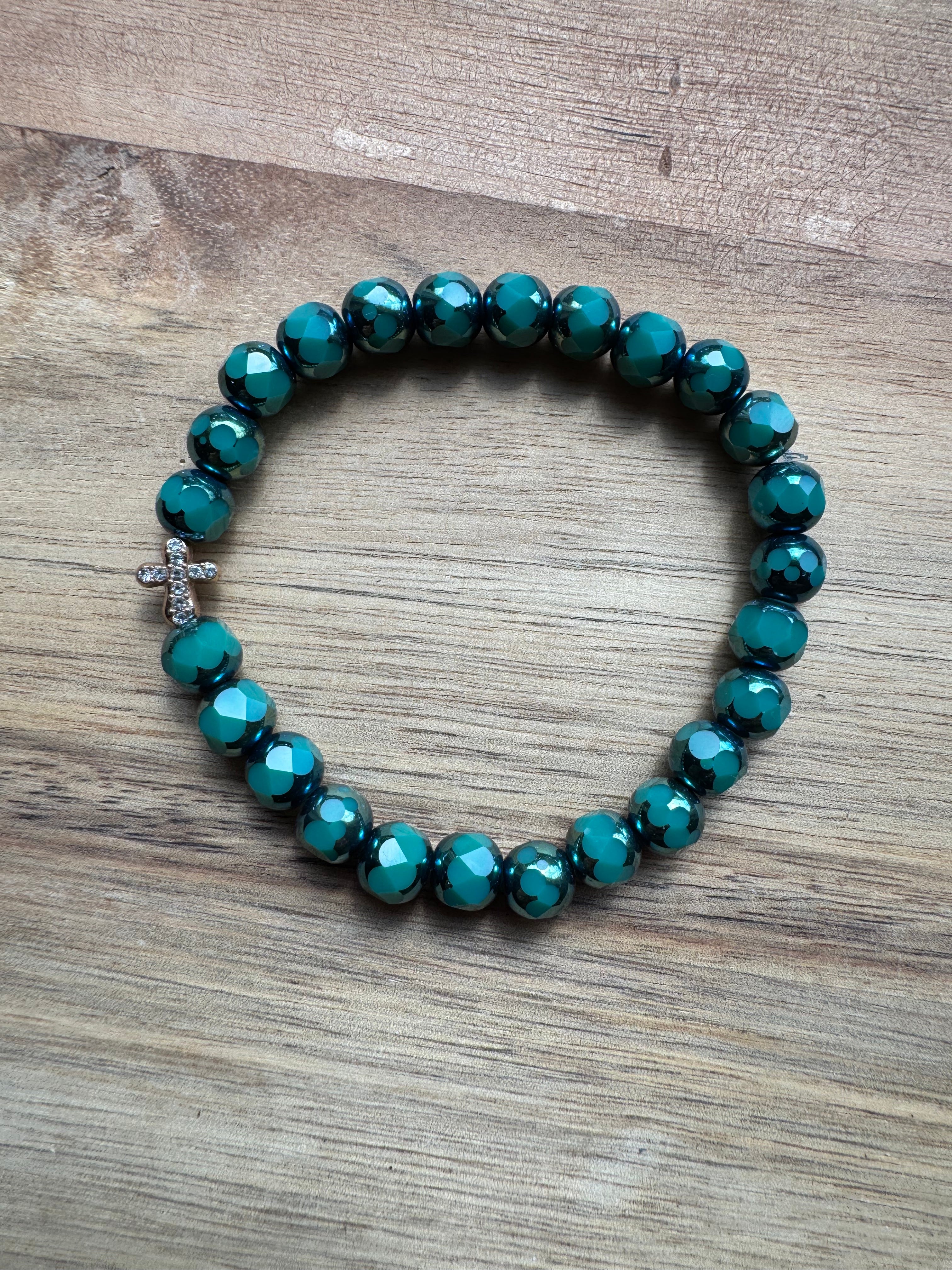 MULTIPLE STYLES: Simple Cross Stretch Bracelets