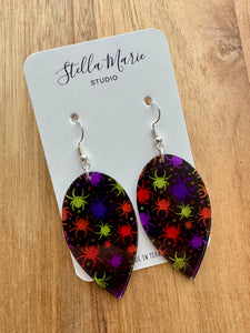 TWO OPTIONS: Spooky Spiders Earrings
