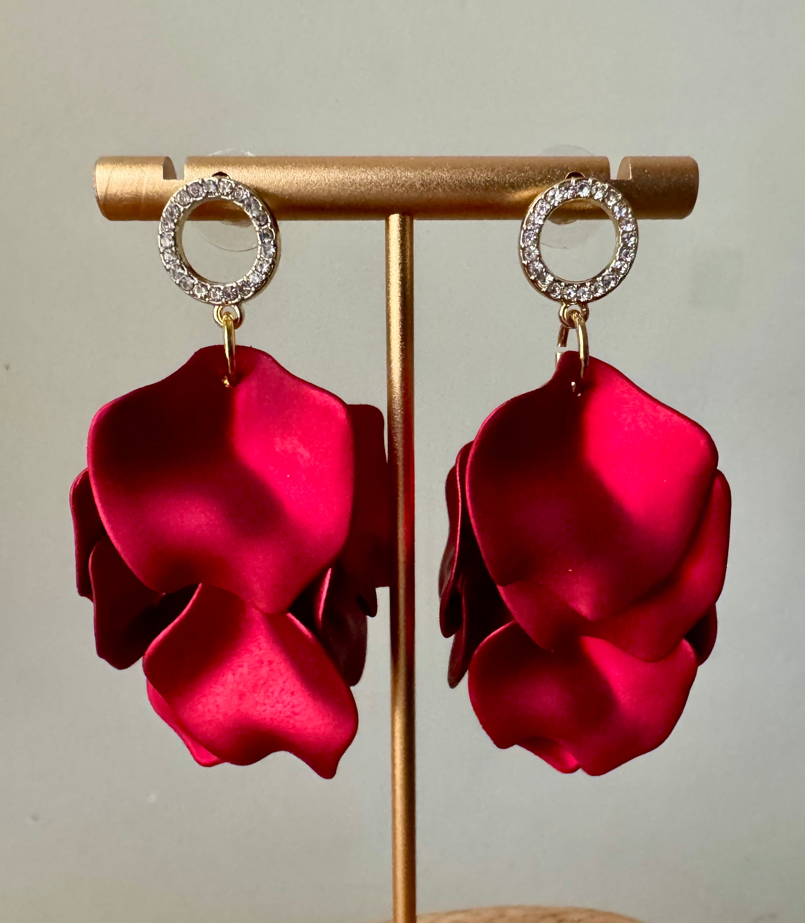 MULTIPLE STYLES: Layered Petal Earrings