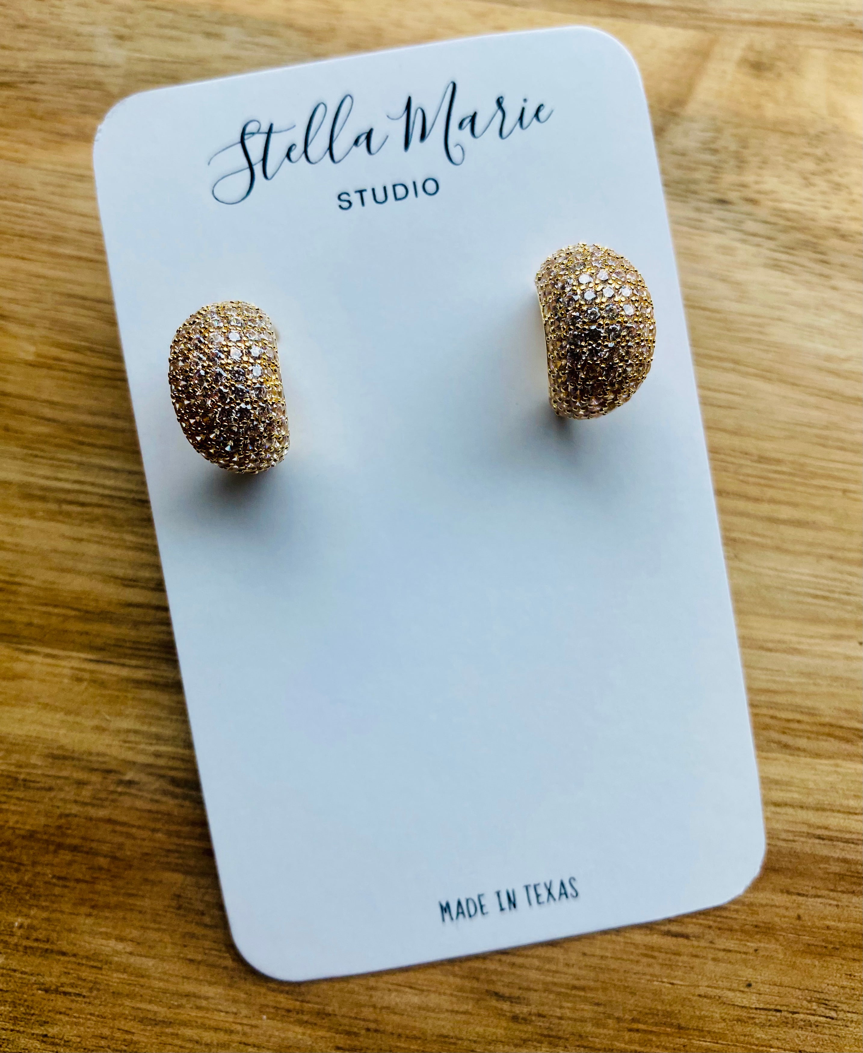 Pretty Half-Moon Earrings