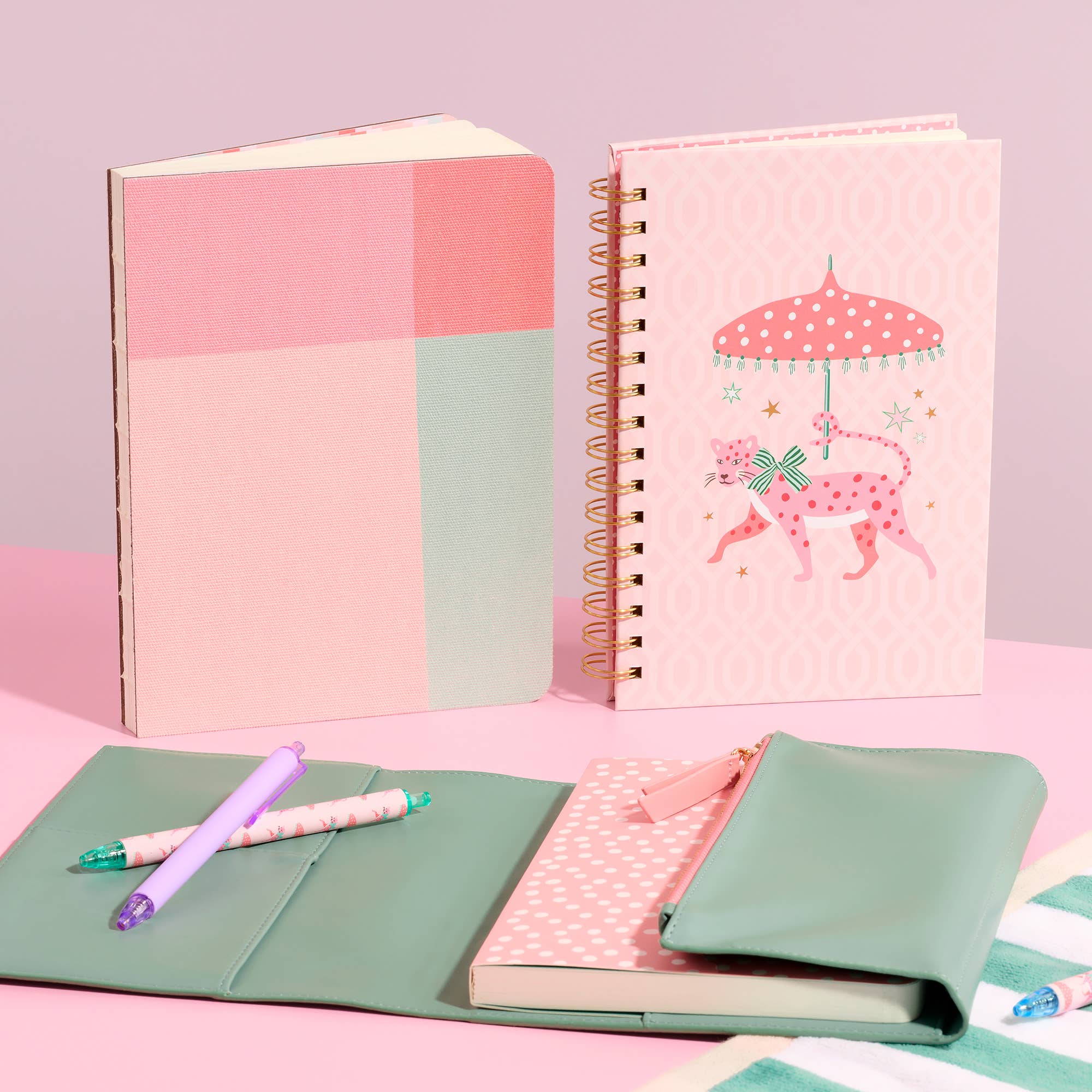 Sage & Blush Keri Notebook Organizer