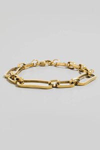 Stainless Steel Mixed Oval Chain Bracelet