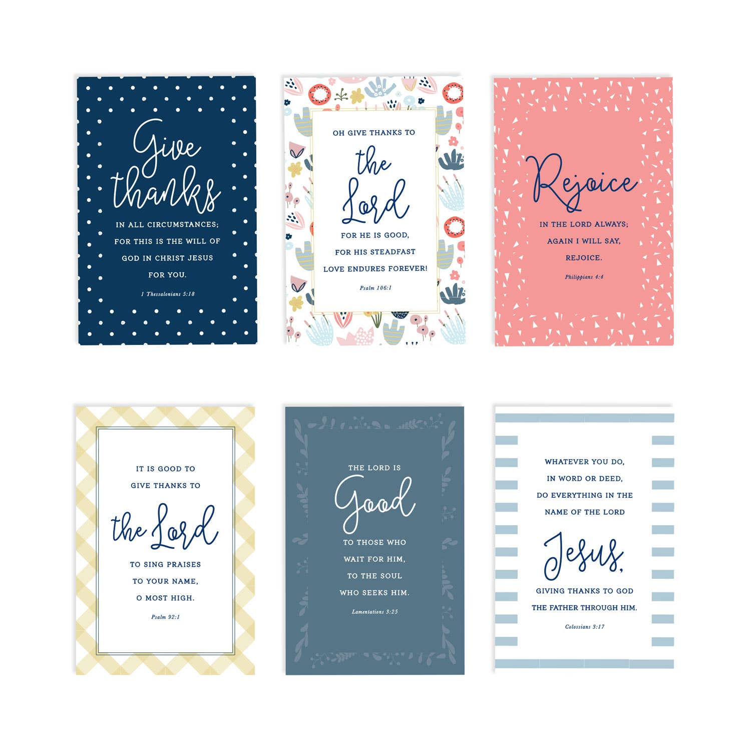 Gospel Truth Cards: Bible Verses for Giving Thanks