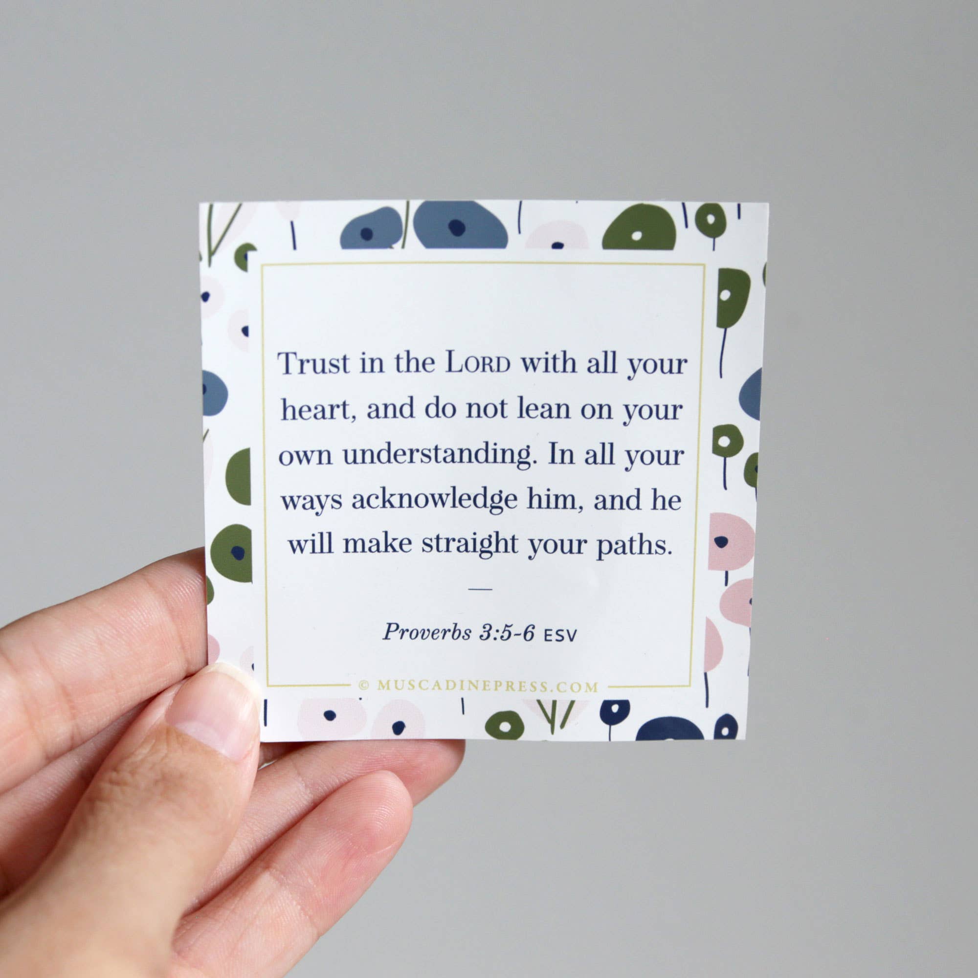 Scripture Static Cling: Trust in the Lord