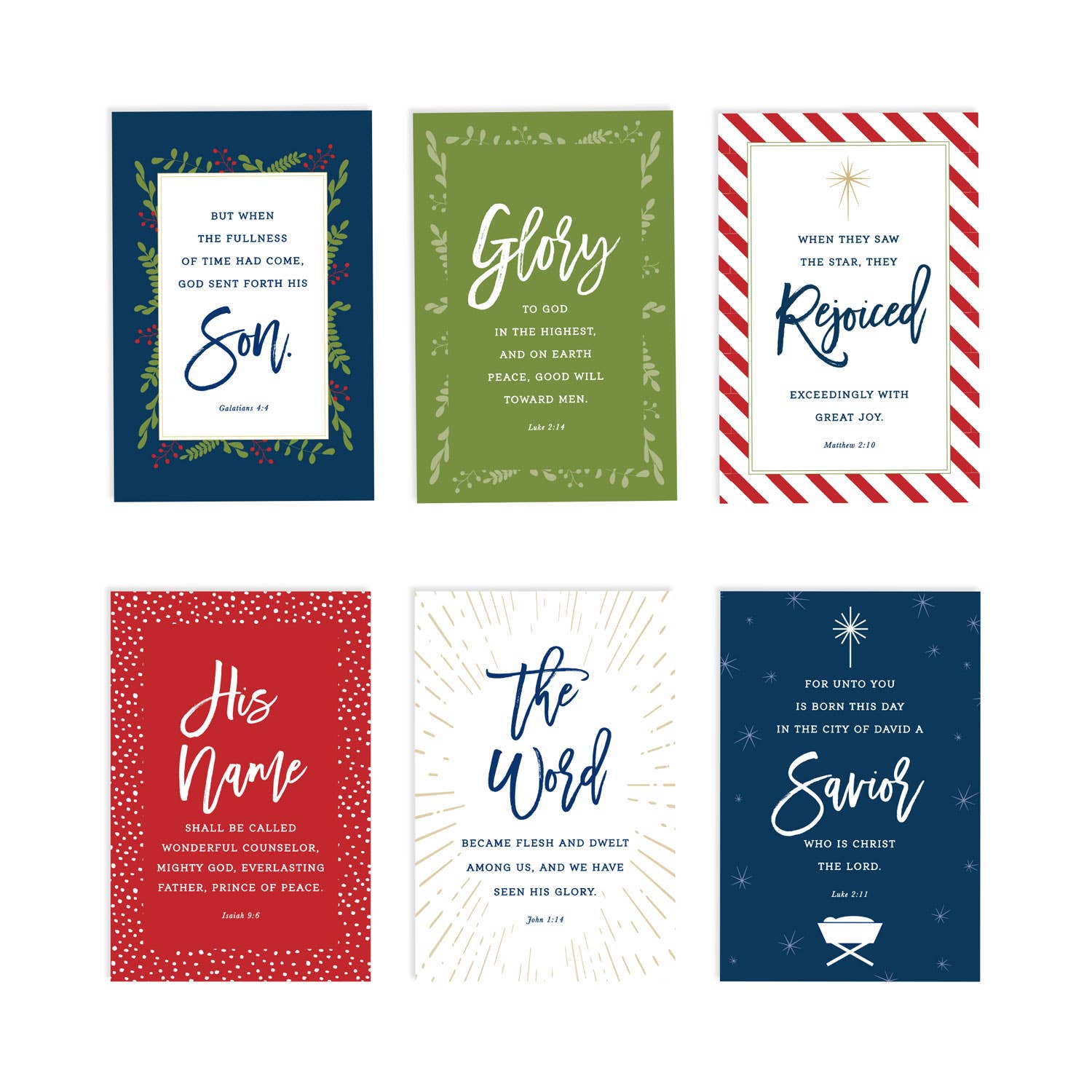 Gospel Truth Cards: Bible Verses for Christmas