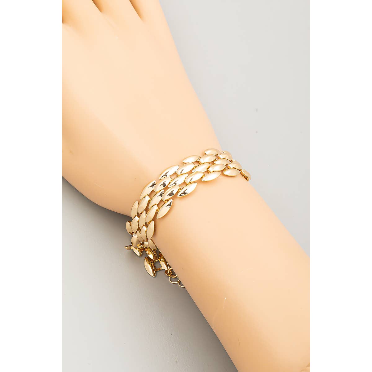 Oval Watch Chain Mesh Bracelet