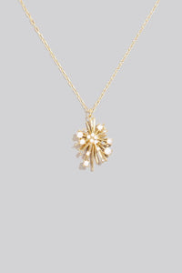 Pearl Cluster Pendant Necklace Set