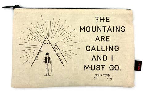 Mountains Are Calling Pencil Pouch