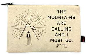 Mountains Are Calling Pencil Pouch