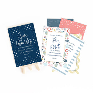 Gospel Truth Cards: Bible Verses for Giving Thanks
