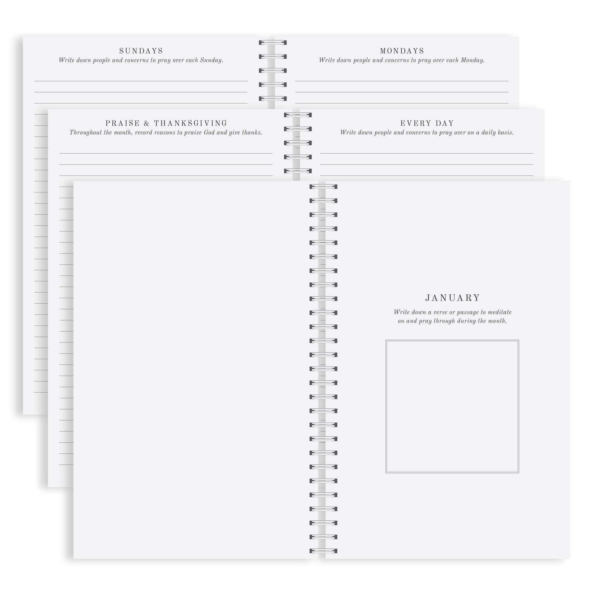 Yearly Prayer Journal, Olive Leaf