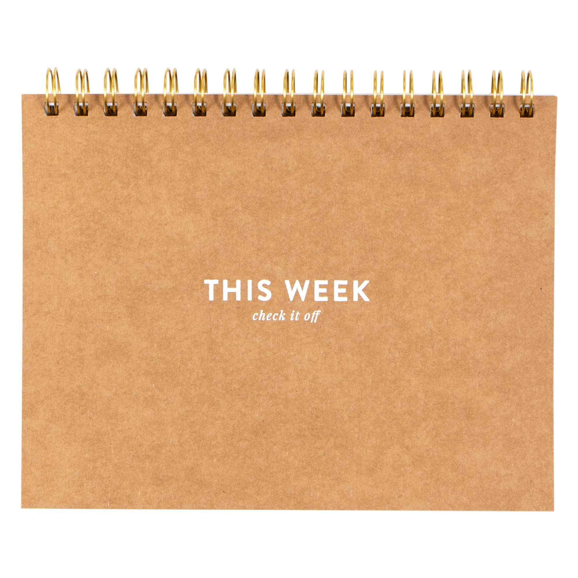 Undated Spiral Weekly Planner