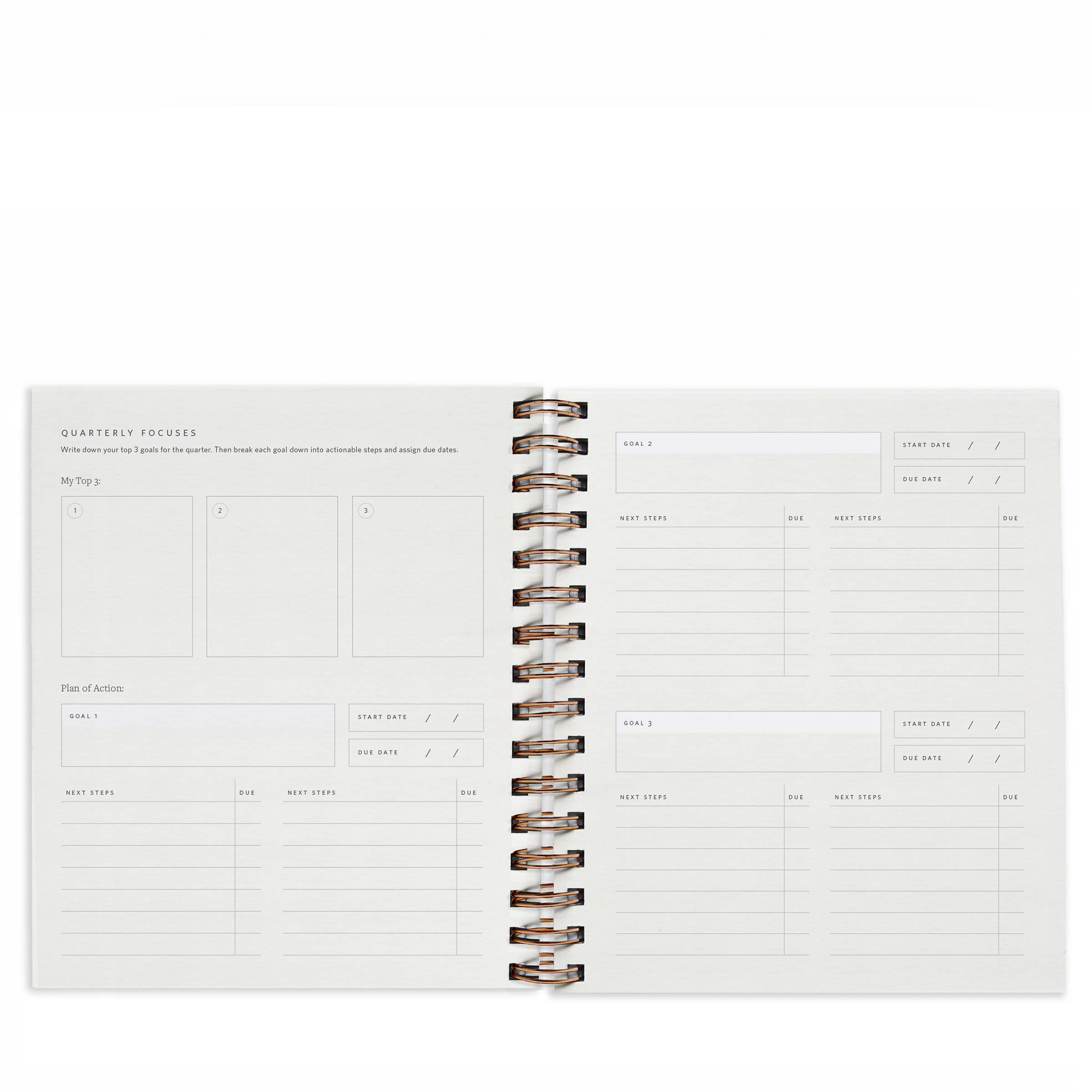 Quarterly Overview Planner | Assorted Colors // Undated