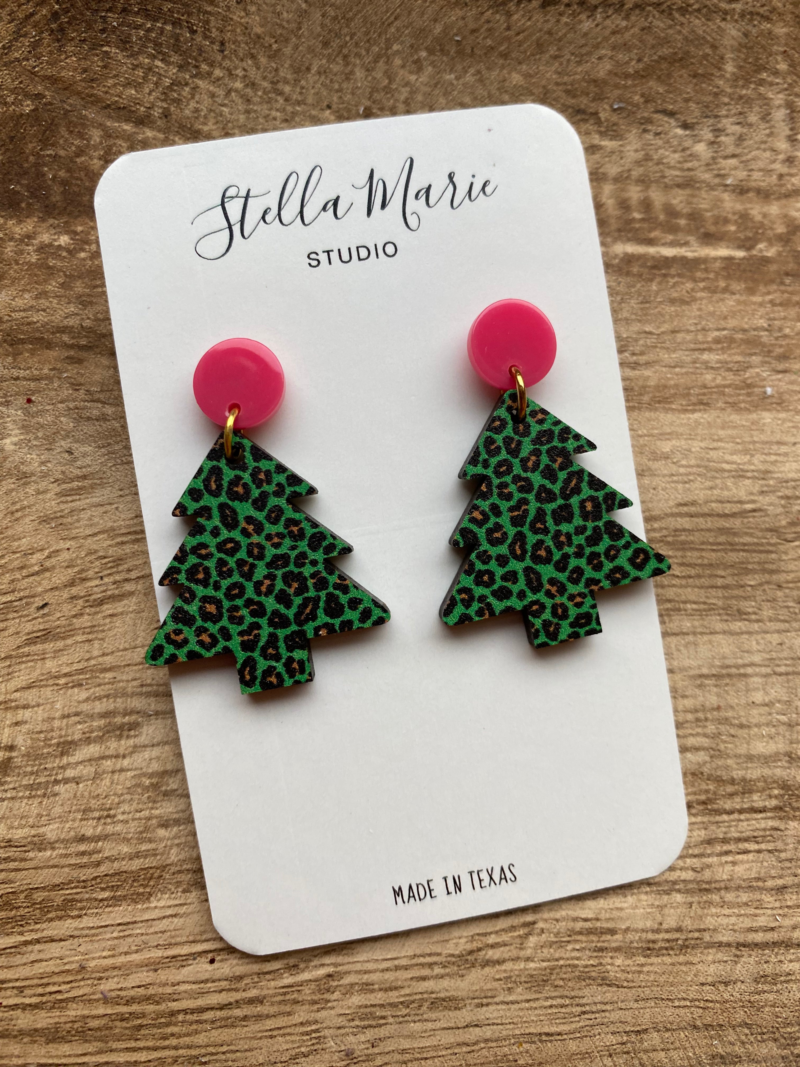 MULTIPLE STYLES: Tiny Acrylic Christmas Trees