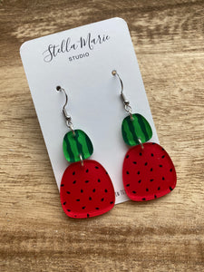 Watermelon Summer Earrings